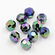 Plating Plastic Acrylic Faceted Round Beads(PACR-L002-8mm-M)-1