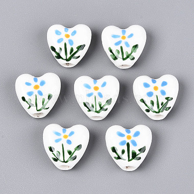 Handmade Porcelain Ceramic Beads(PORC-T134-28C)-1