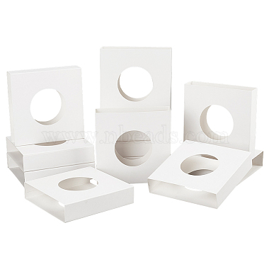 White Round Paper Gift Boxes