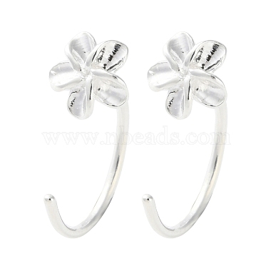 Flower Sterling Silver Earrings