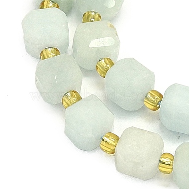 Natural Aquamarine Beads Strand(G-I376-D12-01)-3