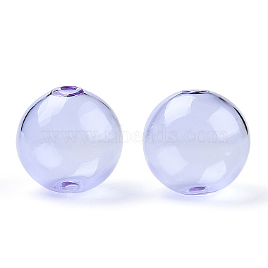 Transparent Blow High Borosilicate Glass Globe Beads(GLAA-T003-09B)-2