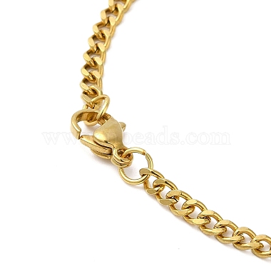 Jésus rectangle tag 201 collier pendentif en acier inoxydable avec chaînes de boîte en fer(NJEW-D048-07G)-4