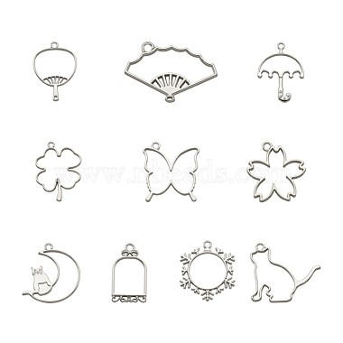 Alloy Open Back Bezel Pendants(PALLOY-TA0001-33)-3