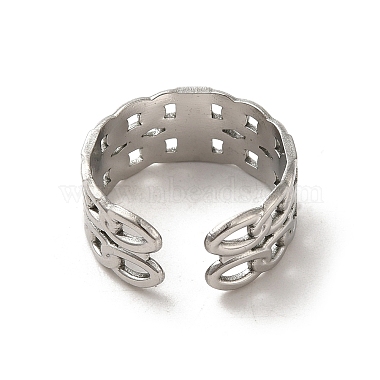 Non-Tarnish 201 Stainless Steel Finger Rings(RJEW-H223-02P-09)-4