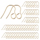 100 pièces 316 crochets de boucle d'oreille français hypoallergéniques en acier inoxydable(JX137B)-1