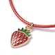 Fruit Alloy Enamel Charm Bracelets(BJEW-JB09951)-4