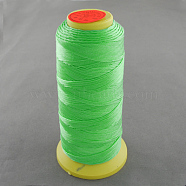 Nylon Sewing Thread, Lime Green, 0.8mm, about 300m/roll(NWIR-Q005-09)