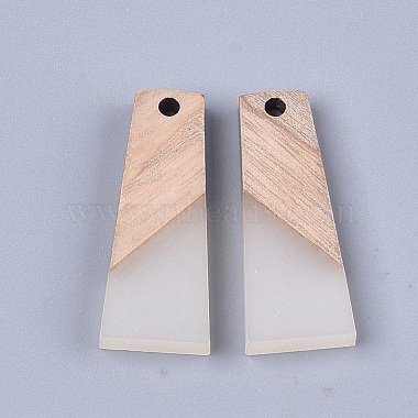 Colgantes de resina & madera(X-RESI-S358-59A)-2