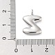 crémaillère pendentifs en laiton placage(KK-C050-01P-Z)-3