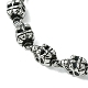 Halloween 304 Stainless Steel Skull Link Chain Bracelets for Women Men(BJEW-C063-03AS)-2