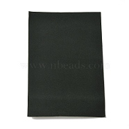 Jewelry Flocking Cloth, Polyester, Self-adhesive Fabric, Rectangle, Dark Sea Green, 29.5x20x0.07cm, 20pcs/set(DIY-BC0011-34E)