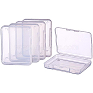 Transparent Plastic Bead Containers, Cuboid, Clear, 6.8x5.2x1.1cm, 18pcs/set(CON-BC0004-64)
