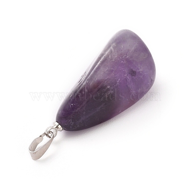 Natural Amethyst Pendants(G-k302-B11)-3