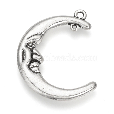 Tibetan Style Alloy  2-Loop Link Pendants(TIBE-Q075-12AS-LF)-2