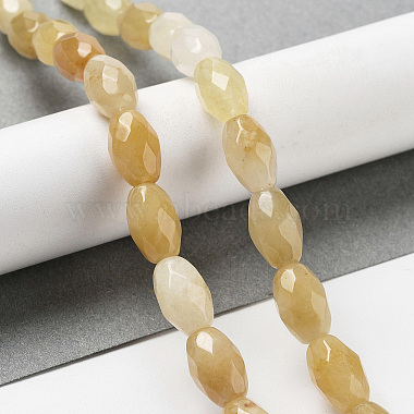 topaze naturelles perles de jade de brins(G-P520-C13-01)-2