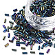 Perles de clairon en verre de couleurs métalliques(SEED-N005-001-D02)-1