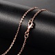 Brass Necklace Making(X-MAK-K003-02RG)-1