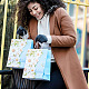 6Pcs 3D Flower Printed Paper Gift Bags(ABAG-TADJ0001-05)-6