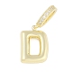 pendentifs en laiton zircon cubique transparent(KK-M289-01D-G)-1