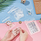 Benecreat 160 piezas 4 estilos bolsas de plástico transparente con cierre de cremallera(OPP-BC0001-12)-3