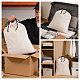3pcs 3 styles sacs &agrave; cordon en flanelle(ABAG-CO0001-01)-6