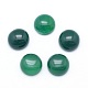 Natürliche grüne Onyx-Achat-Cabochons(X-G-P393-R43-10mm)-1