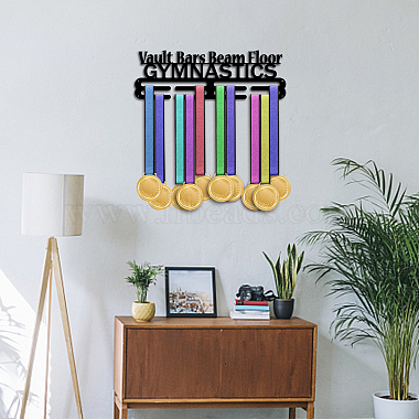 Sports Theme Iron Medal Hanger Holder Display Wall Rack(ODIS-WH0021-610)-5