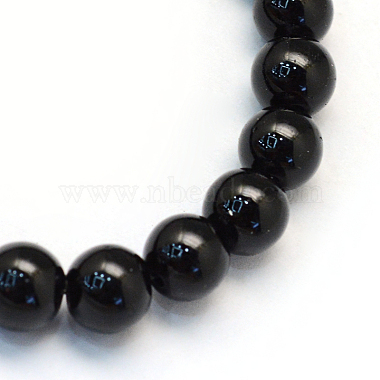 cuisson peint perles de verre nacrées brins de perles rondes(HY-Q003-12mm-80)-2