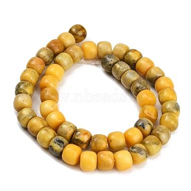 teints naturels blancs perles de jade brins(GG-CBAA20A-01B-04)-3