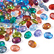 120Pcs 12 Colors Transparent Pointed Back Resin Rhinestone Cabochons(KY-CW0001-01)-4