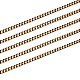 2M Two Tone Handmade Brass Curb Chains(CHC-SZ0001-34B)-1