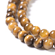 Natural Tiger Eye Round Bead Strands(G-L411-07-4mm)-6