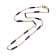 Enamel Bar Link Chain Necklace(STAS-B025-02G-06)-1