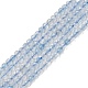 Grade A Natural Aquamarine Beads Strands(G-E411-19F-2mm)-1