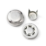 Aluminum Cap Top Buttons, for Hat Making Accessories, Platinum, 8~15x3~10mm, 3pcs/set(BUTT-WH0015-62A)