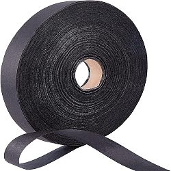 Handmade Paper Rattan, Woven Paper Rattan, for Art Craft Flower Bouquets, Black, 20x0.1mm, 650m/roll(DIY-WH0190-23A)