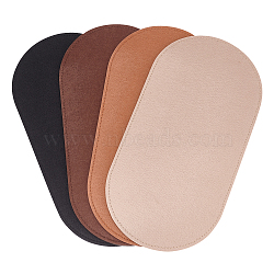 Elite 4Pcs 4 Colors Felt Bag Bottom Shaper, Oval, Mixed Color, 25x12x0.5cm, 1pc/color(DIY-PH0021-32)