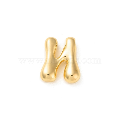 Real 18K Gold Plated Letter N Brass Pendants