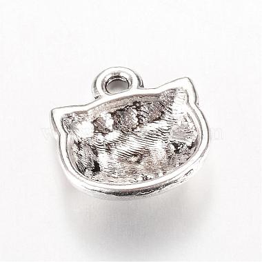 Tibetan Style Alloy Kitten Charms(TIBE-T003-067AS-FF)-2