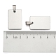 201 Stainless Steel Rectangle Stamping Blank Tag Pendants(STAS-S030-01)-3