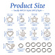 Jewelry 90Pcs 9 Style 304 Stainless Steel Charms(STAS-PJ0001-41)-4