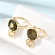 Brass Cuff Rings for Women(GG-CBA7610-10G-07)-1