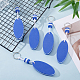 10Pcs Iron Plastic Keychains(KEYC-GF0001-27B)-4