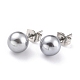 Acrylic Imitation Pearl Ball Stud Earrings(STAS-Z035-05F-03)-1
