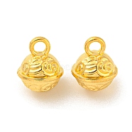 Alloy Charms, Cadmium Free & Lead Free, Bell, Golden, 19x9.5mm, Hole: 2mm, about 467Pcs/1000G(FIND-M011-07G)