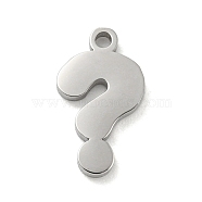 304 Stainless Steel Pendants, Symbol Charm, ?, 12x12x1.5mm, Hole: 1.2mm(STAS-M069-02F-P)