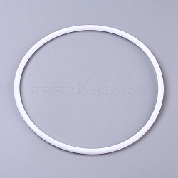 Hoops Macrame Ring, for Crafts and Woven Net/Web with Feather Supplies, White, 300x7.2mm, Inner diameter: about 285.6mm(X-DIY-WH0157-47H)