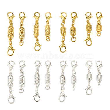 32 Sets 16 Styles Brass Magnetic Clasps(KK-KS0001-28)-2
