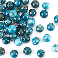1 Strand Natural Apatite Beads Strands, Grade AB, Round, 10mm, Hole: 1.2mm, about 37pcs/strand, 14.9 inch(38cm)(G-OC0004-68)
